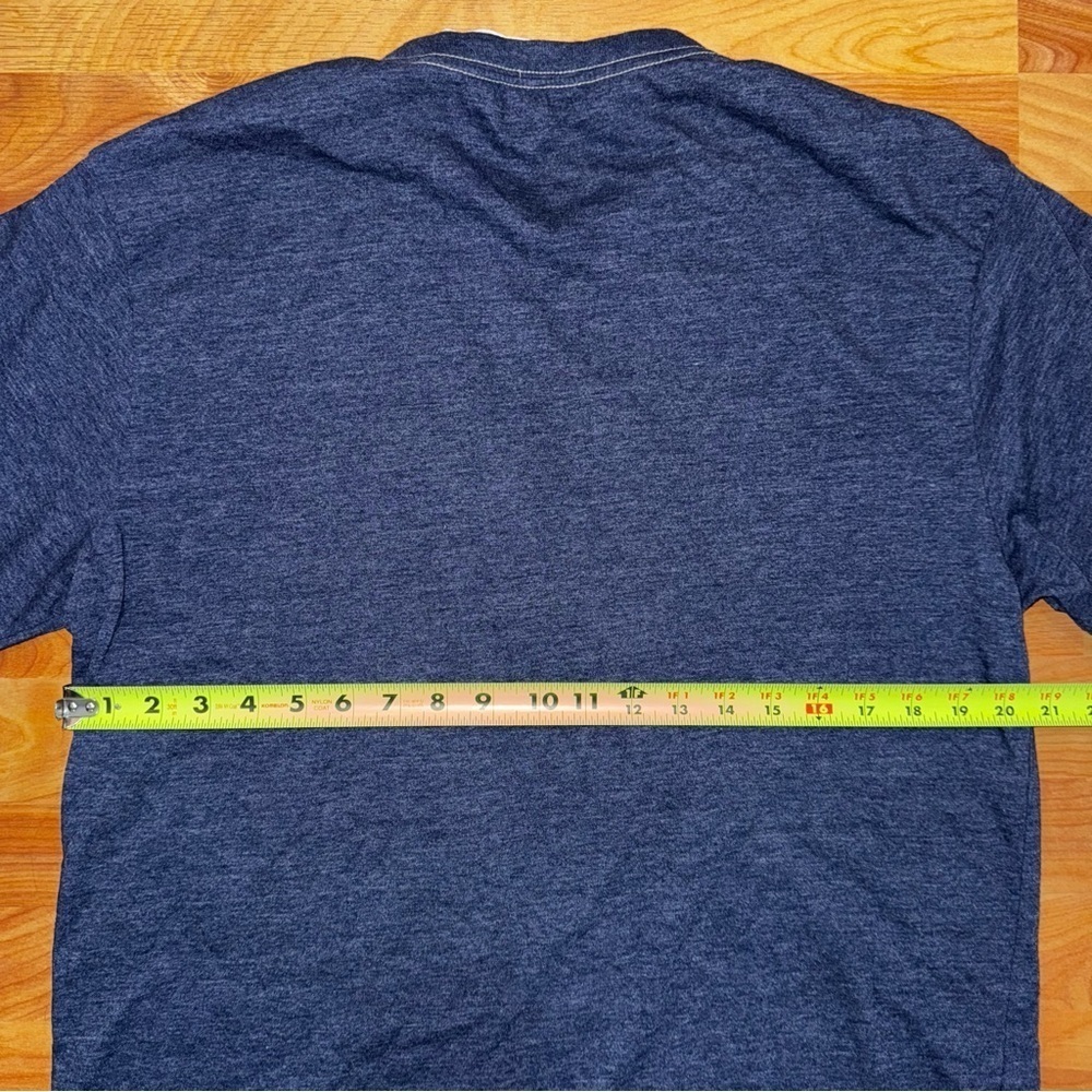 Vtg NY Yankees Center Logo Navy Blue T Shirt Embroidered Men’s Size Large RARE! - Picture 8 of 11